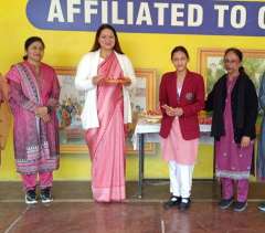 Tilak ceremony of Class X and XII